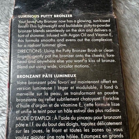 Elf Cosmetic Luminous Putty Bronzer 0.35 Oz Vacay Mood Luminous Shimmer Glow‎ - Picture 7 of 8